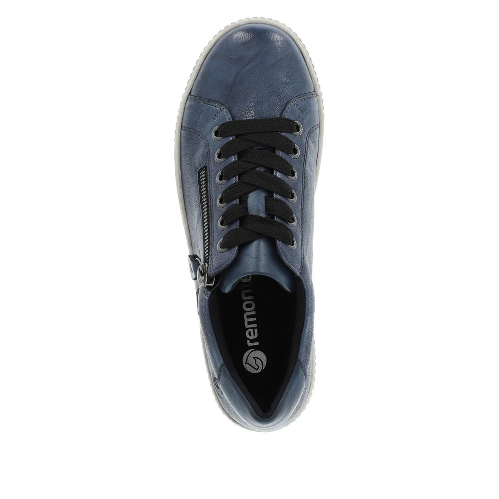 D0700-14 Blue Lace Side Zip RTex