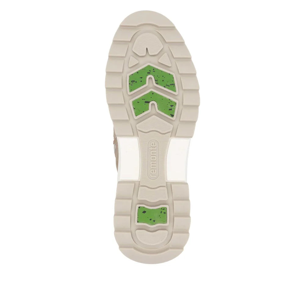 D2B74-20 Camel Ankle Lace/Zip RTex