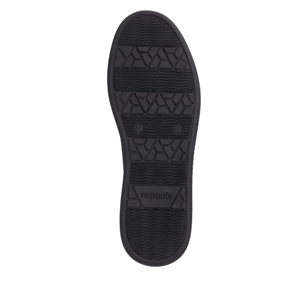 D2E05-91 Antique Black Multi Lace/Side Zip