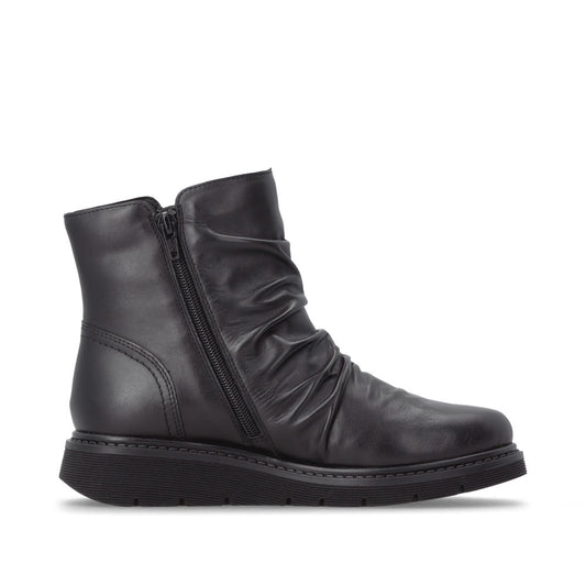 D3981-00 Black Side Zip RTex