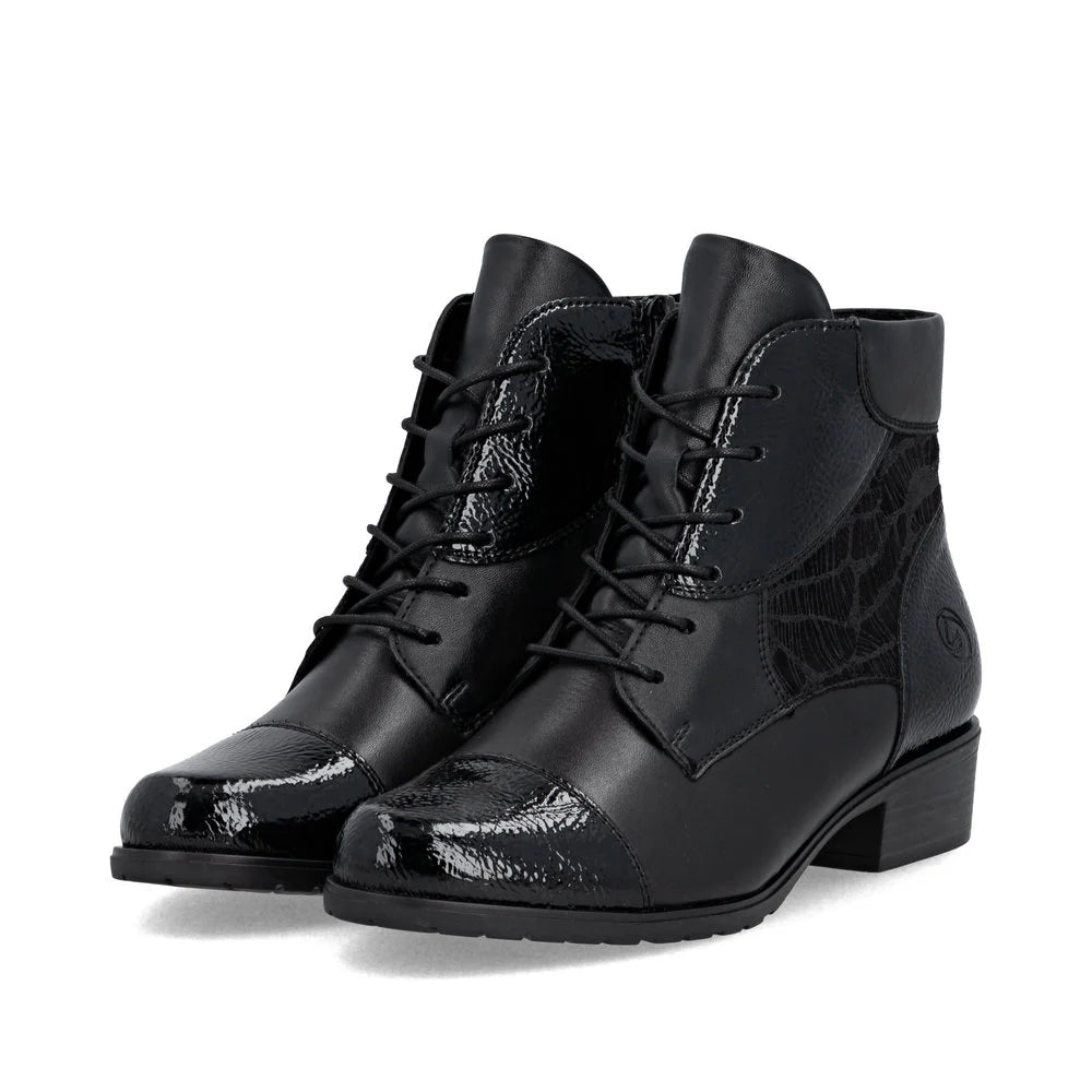 D6882-00 Black Multi Lace/Zip