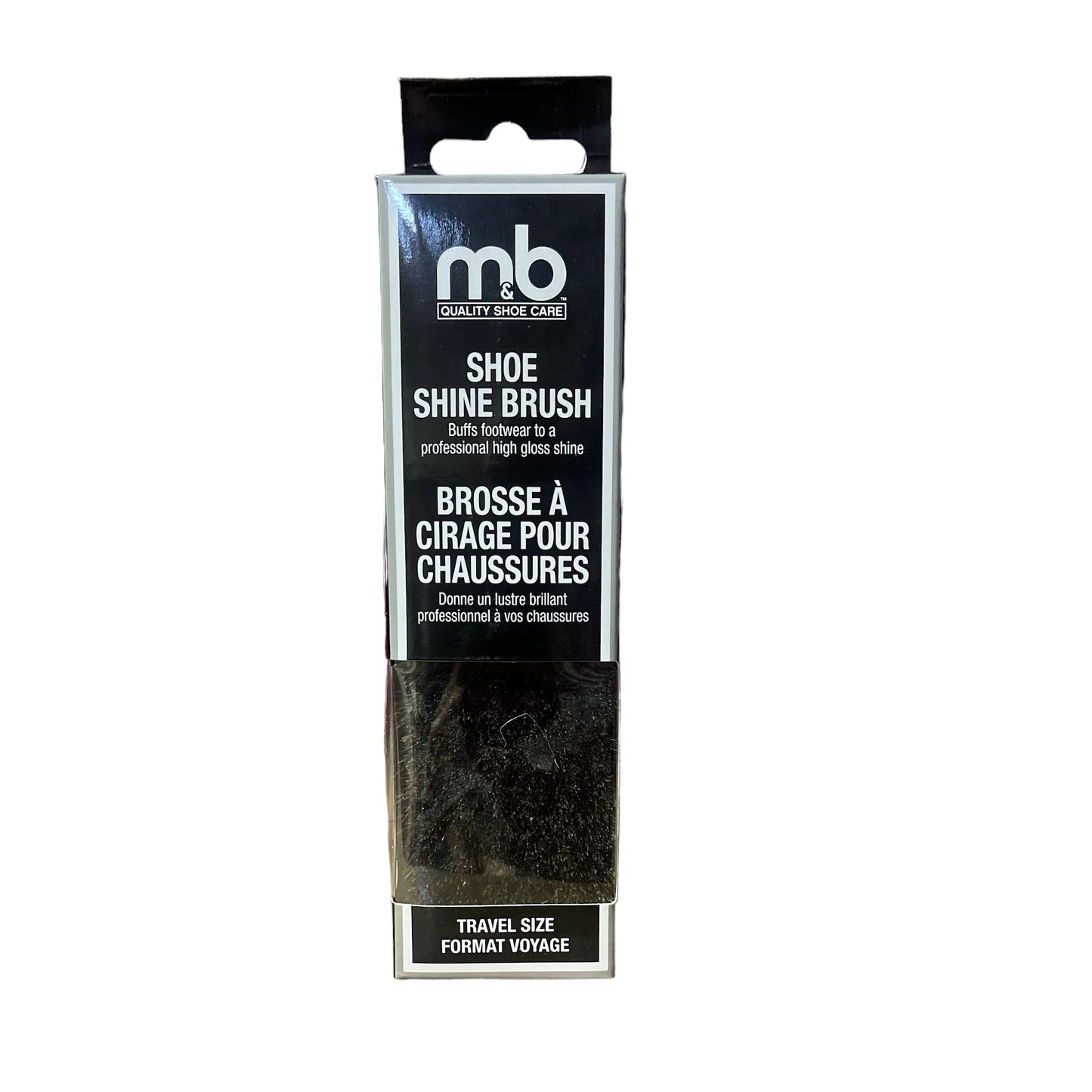 M & B Shoe Shine Brush (Travel Size)