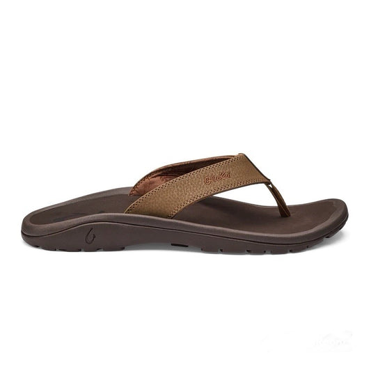 Men's Ohana Flip Flop Sandals-Tan/Dark Java