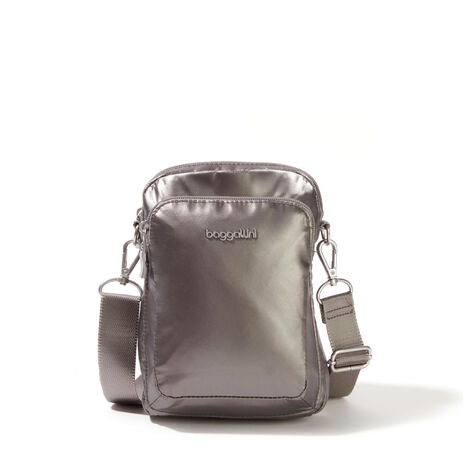Modern Everywhere Explorer Crossbody Gunmetal Metallic