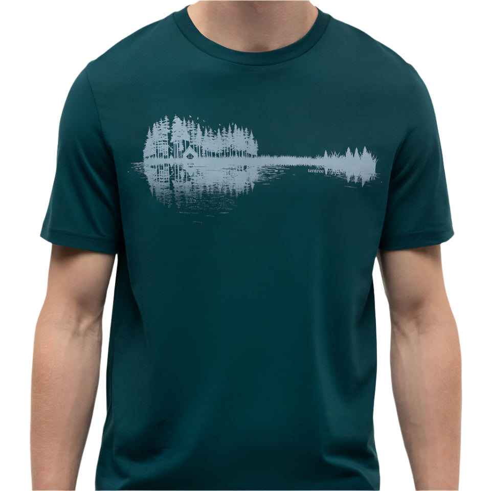 Men's Summer Guitar T-Shirt (Jasper/Blue Haze)