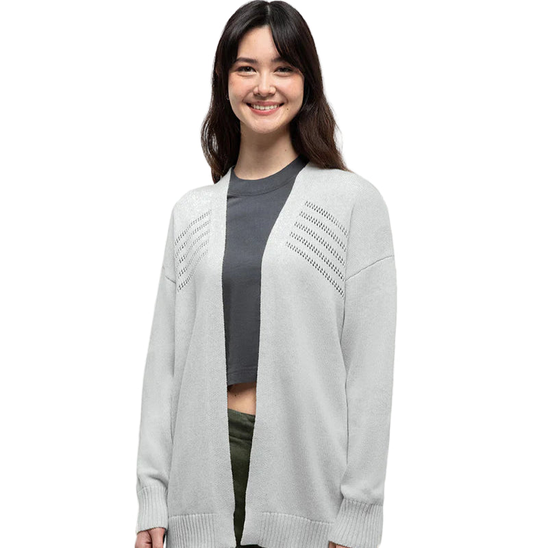 Women's Prairies Cardigan (Light Grey Heather)