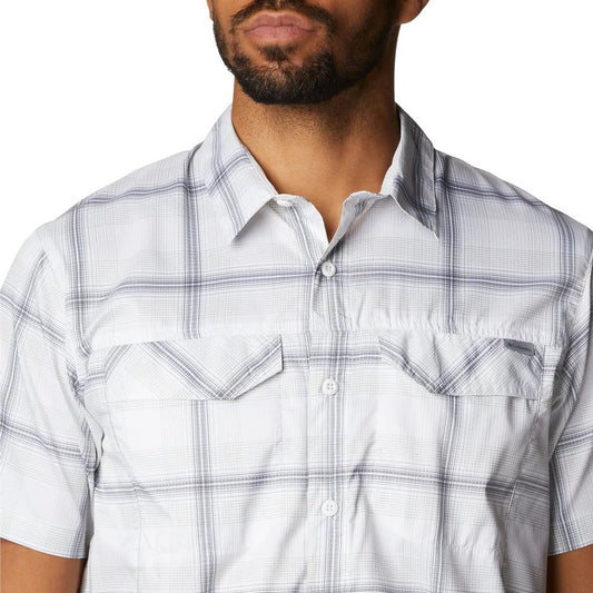 Silver Ridge S/S White Plaid