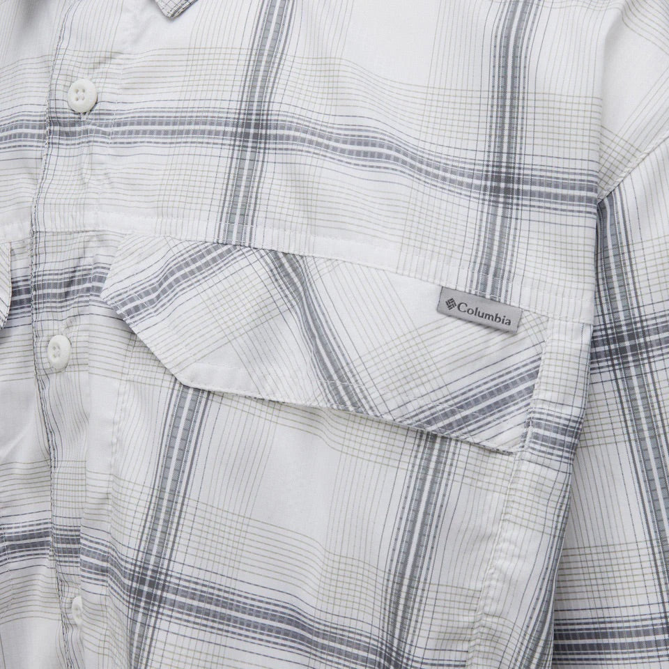 Silver Ridge S/S White Plaid
