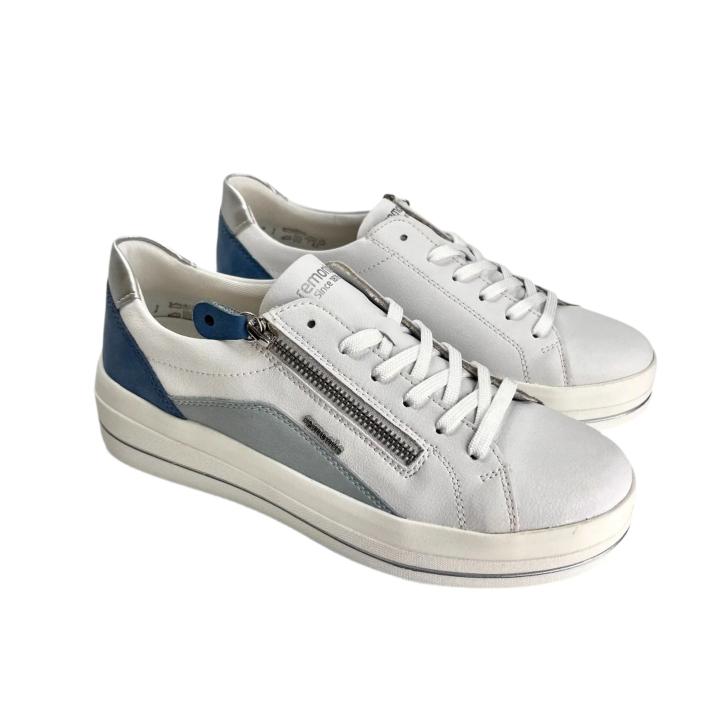 D1C01-84 Blue Multi Lace/Side Zip