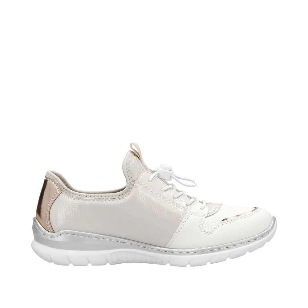 L3294-80 White/Pearl Bungee Lace