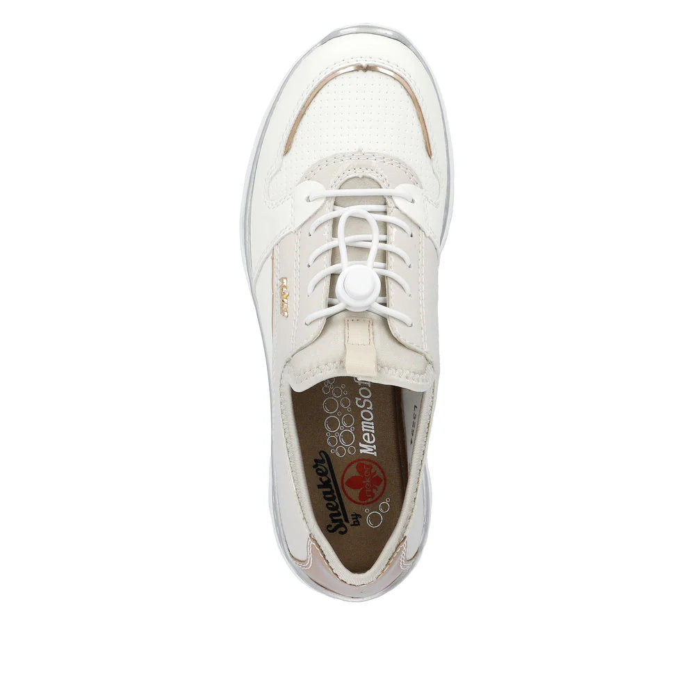 L3294-80 White/Pearl Bungee Lace