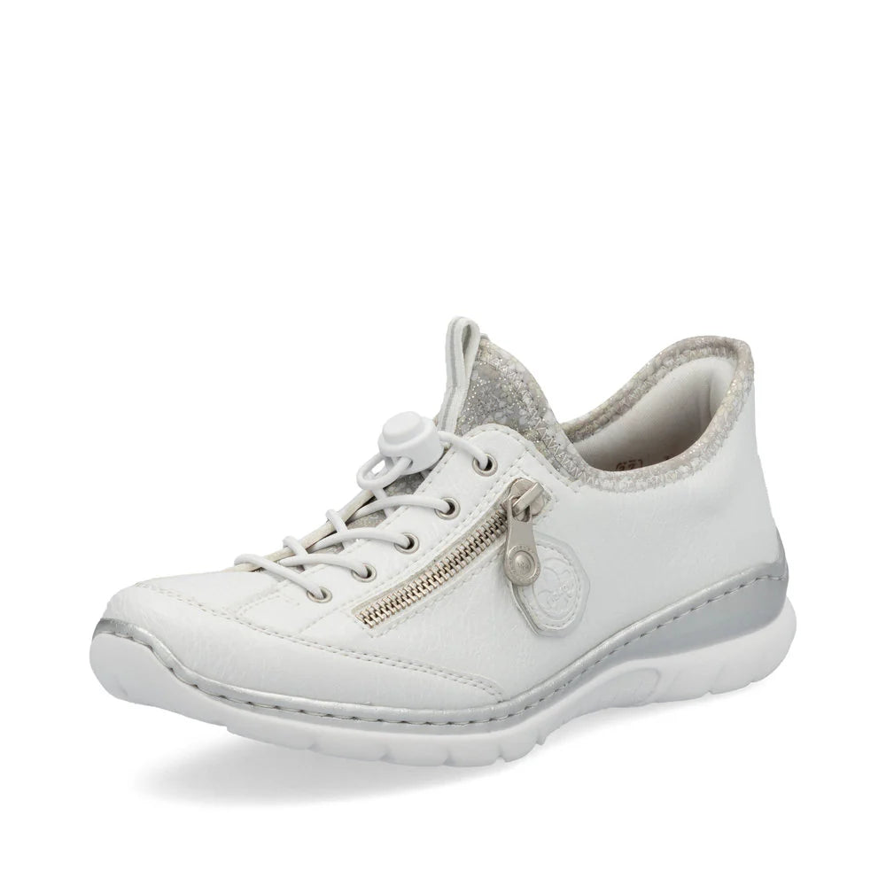 L32F1-80 White Ready 2 Go Bungee Lace