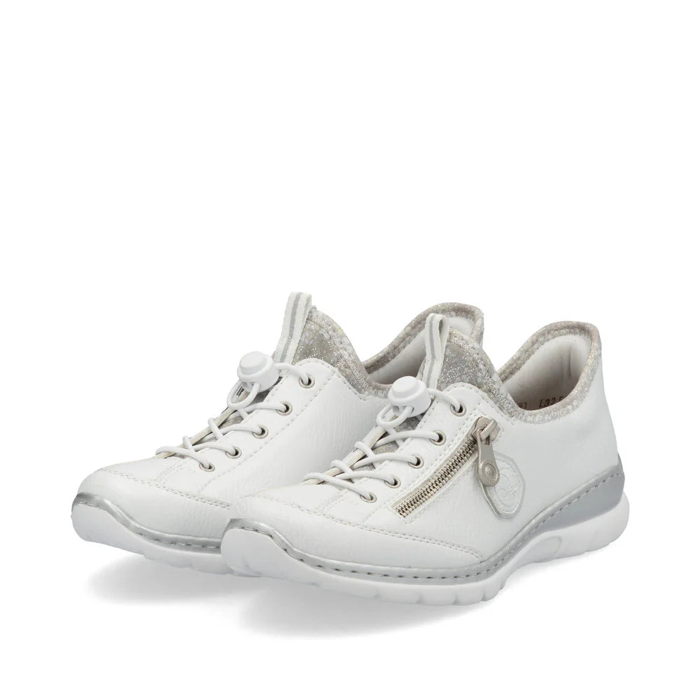 L32F1-80 White Ready 2 Go Bungee Lace