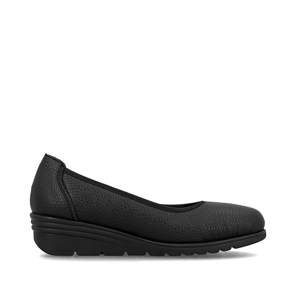 L5360-00 Slip On Wedge Black
