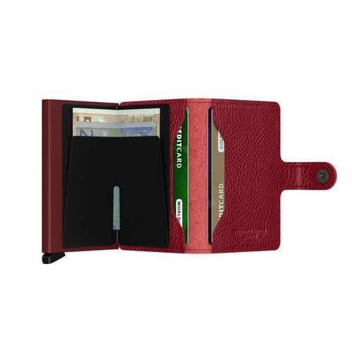 Miniwallet Veg Rosso-Bordeaux