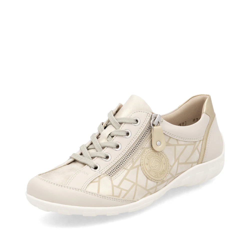 R3408-91 Gold Multi Lace/Side Zip