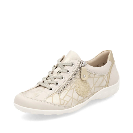 R3408-91 Gold Multi Lace/Side Zip