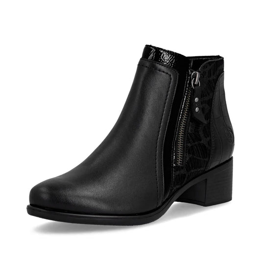 R5172-00 Black Multi Ankle Zip