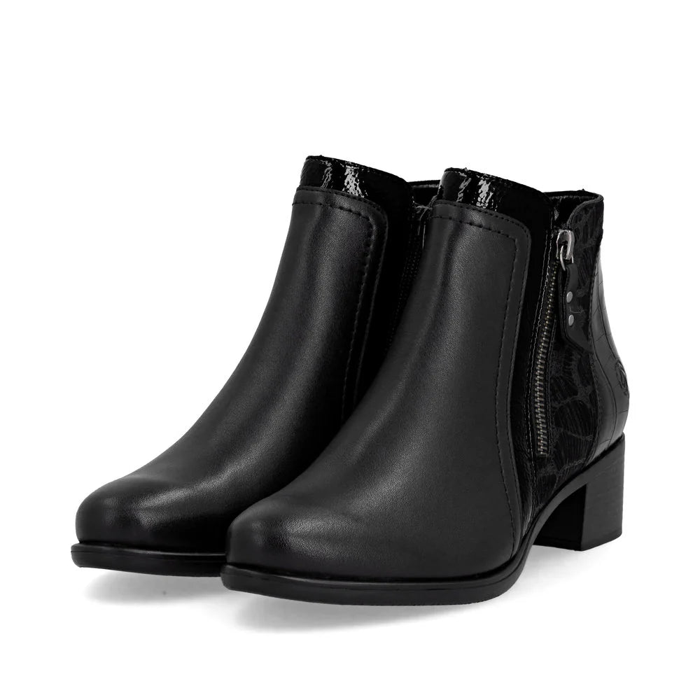 R5172-00 Black Multi Ankle Zip
