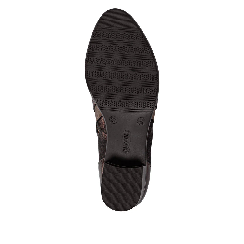 R5172-90 Metallic Multi Ankle Zip