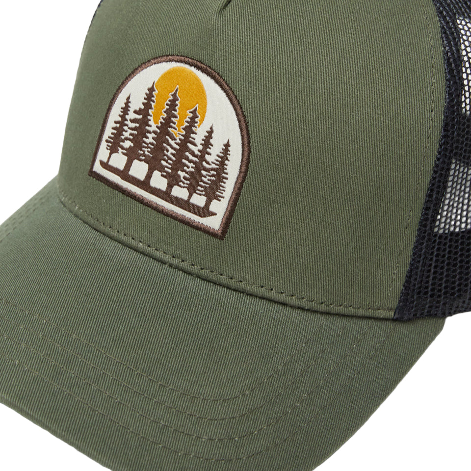 Tentree Crest Altitude Hat (Deep Olive/Warm Oak)