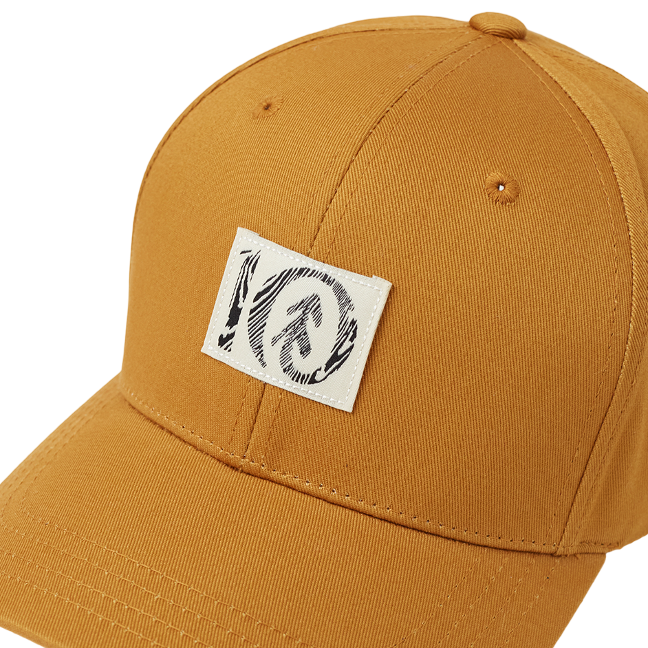 Woodgrain Ten Patch Elevation Hat (Golden Brown)