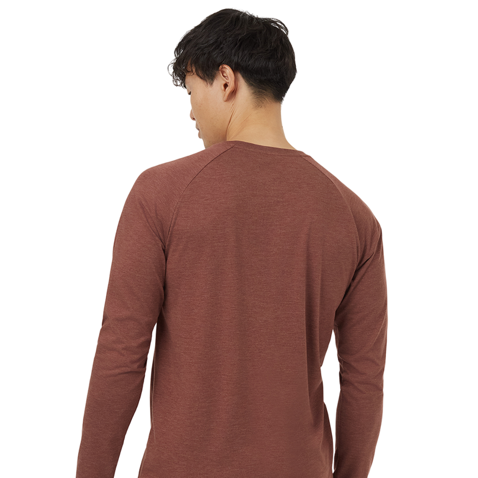 Men's TreeBlend Classic Henley Longsleeve (Mesa Red Heather)