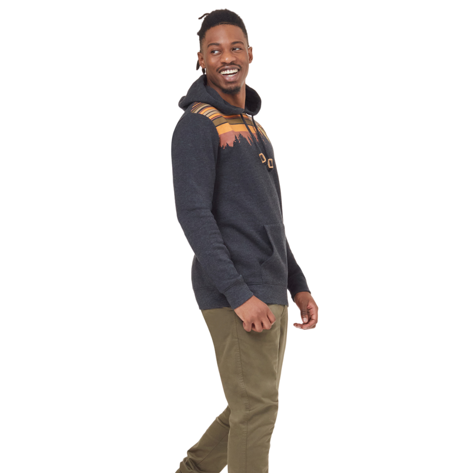 M Retro Juniper Hoodie (Meteorite Black Heather)