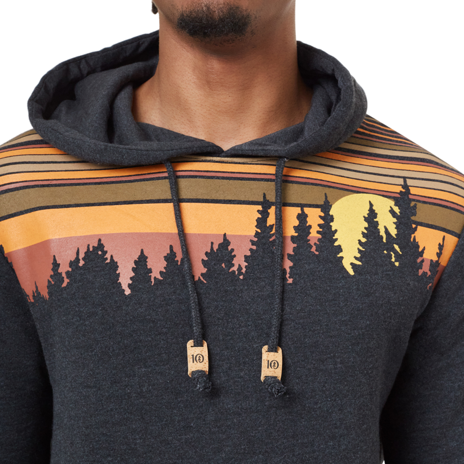 M Retro Juniper Hoodie (Meteorite Black Heather)