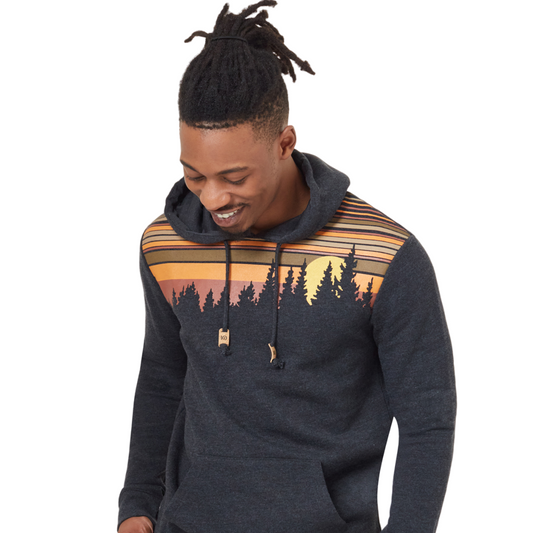M Retro Juniper Hoodie (Meteorite Black Heather)