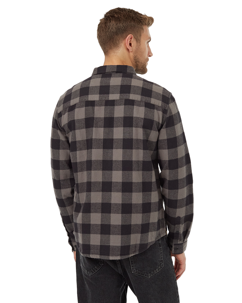 Kapok Flannel Shirt (Meteorite Black/Granite Grey)