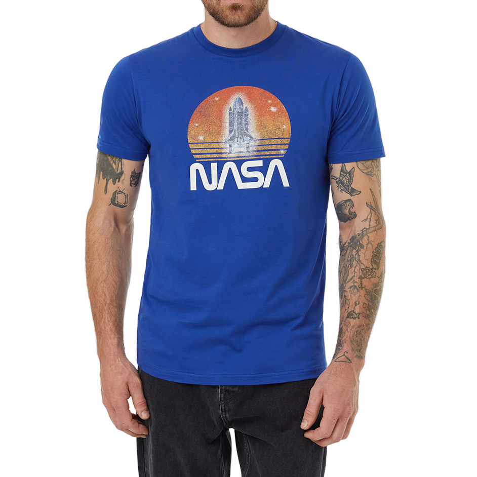 Shuttle Sunset T-Shirt (Mazarine Blue/Bright White)