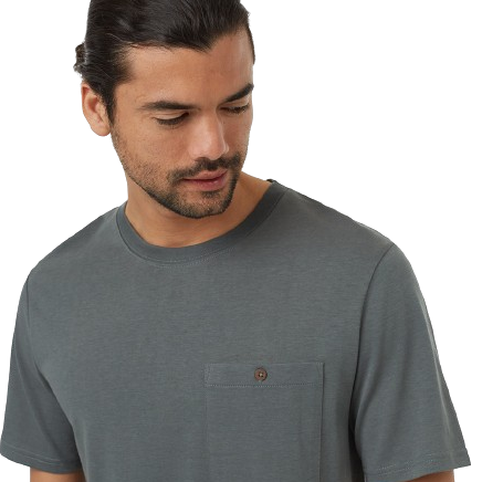 Men's Treeblend Button Pocket T-Shirt (Light Urban Green)