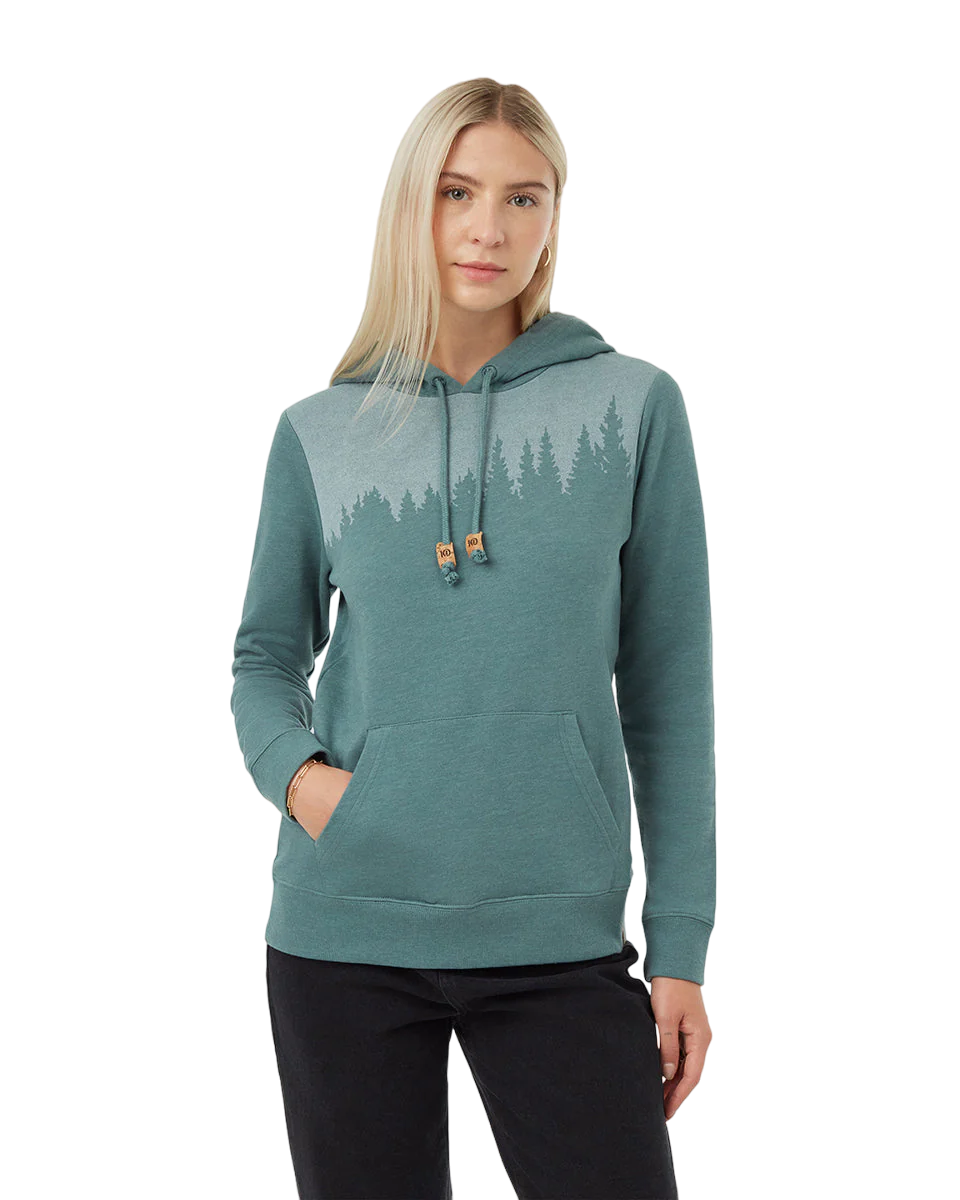 Women's Juniper Classic Hoodie (Silver Pine Heather/White)