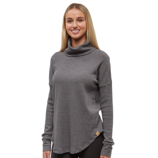 Women's Highwood Turtleneck (Dark Grey Heather)