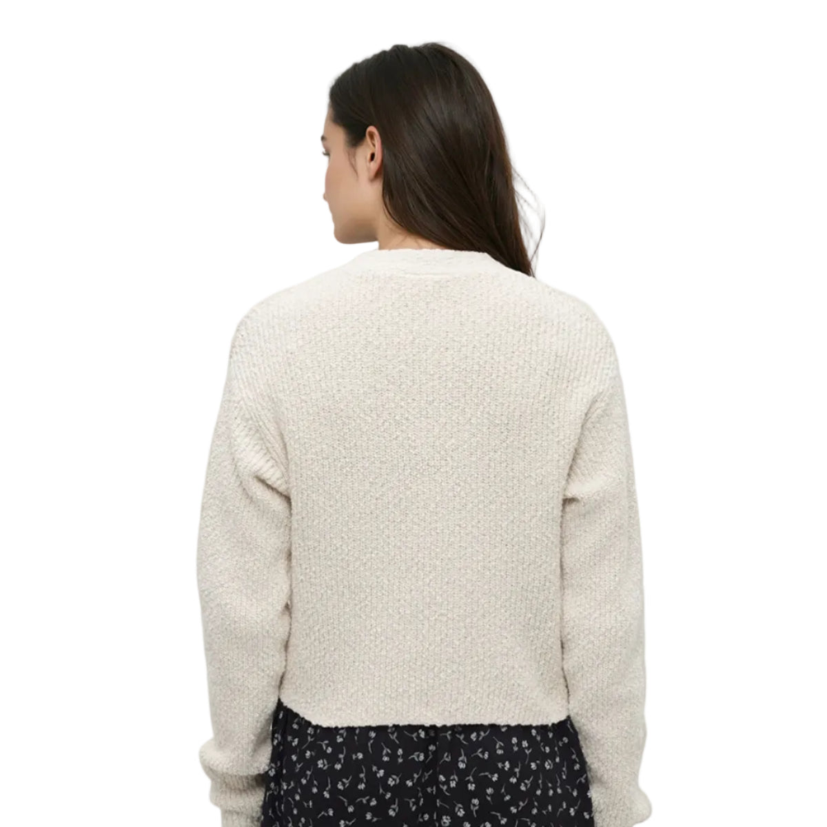 Women's Poplar Cardigan (Cotton White)