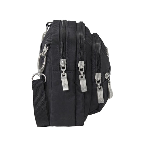 Triple Zip Bagg Black