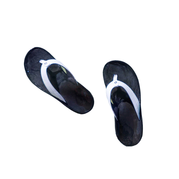 Women's Ohana Flip Flop Sandal-White/Black