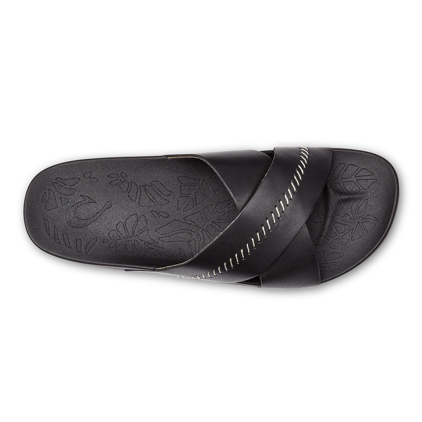 Women's Kipe'a 'Olu Slide Sandal- Black/Black