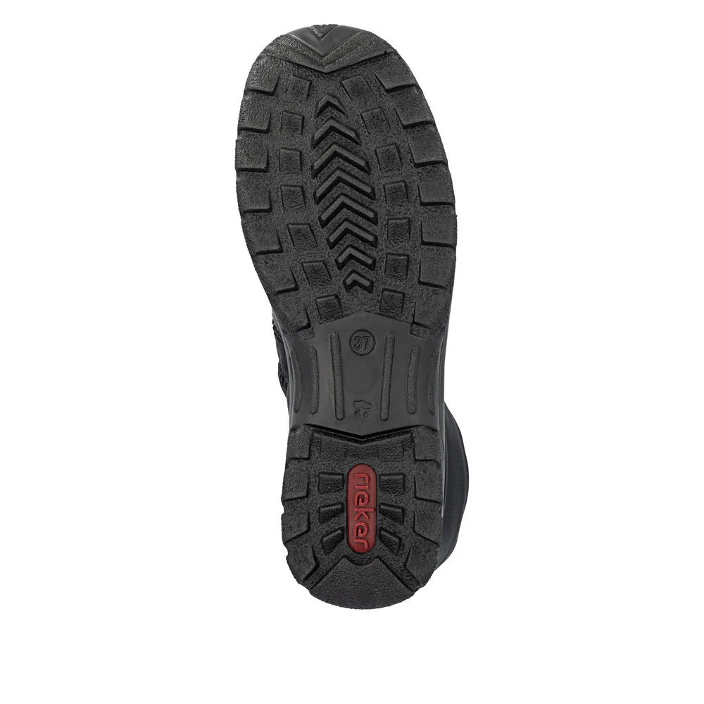 Z7171-02 Black Side Zip RTex