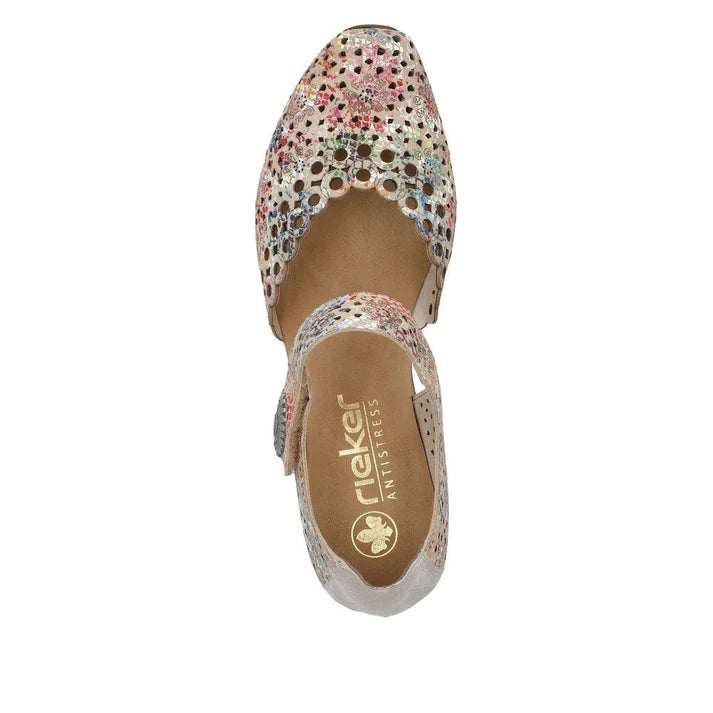43753-91 Floral Multi Mary Jane