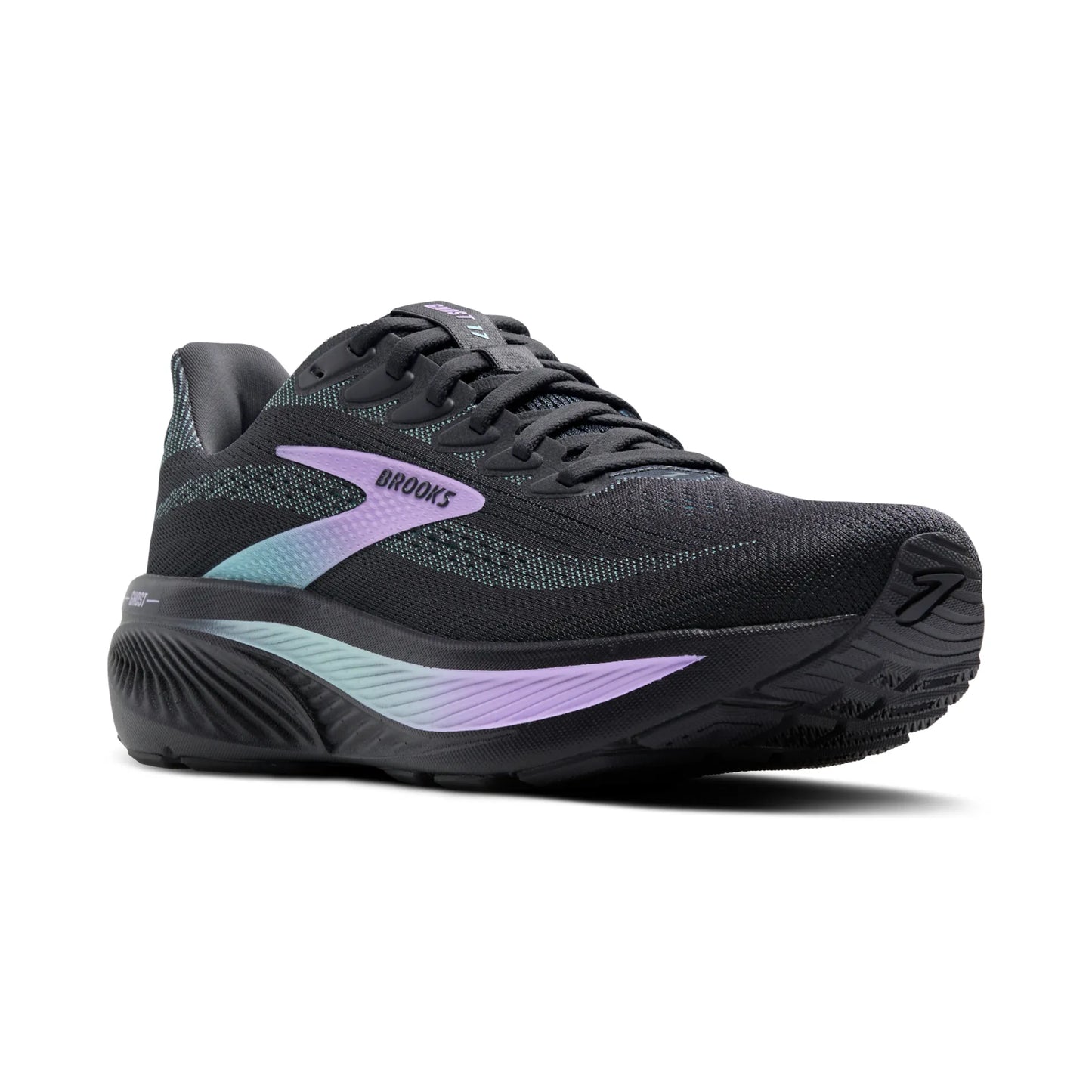 Women's Ghost 17 Grey/Clearwater/Purple (Neutral/Cushion)