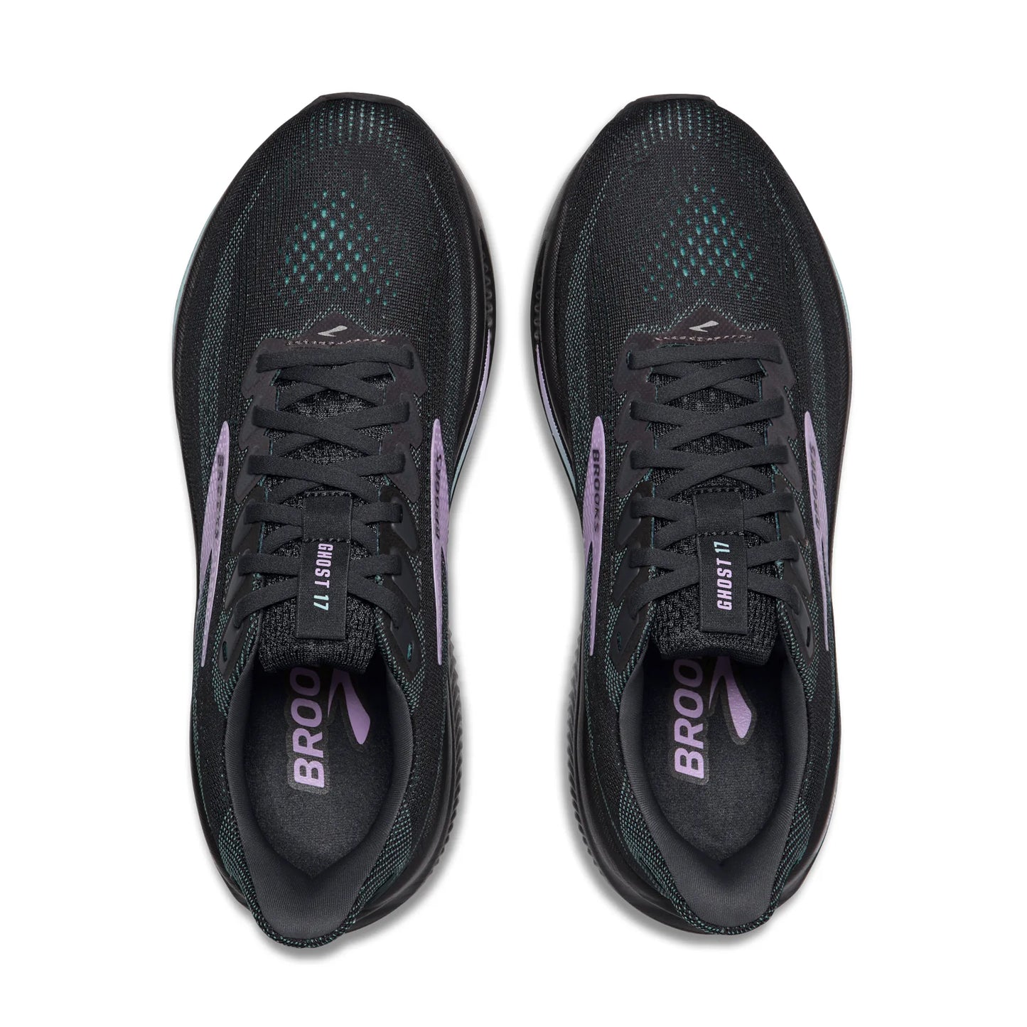 Women's Ghost 17 Grey/Clearwater/Purple (Neutral/Cushion)