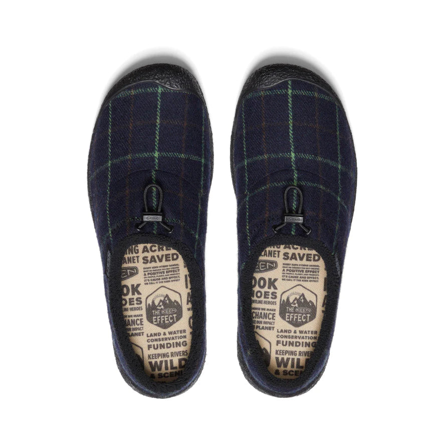 Men's Howser III Slide Navy Plaid