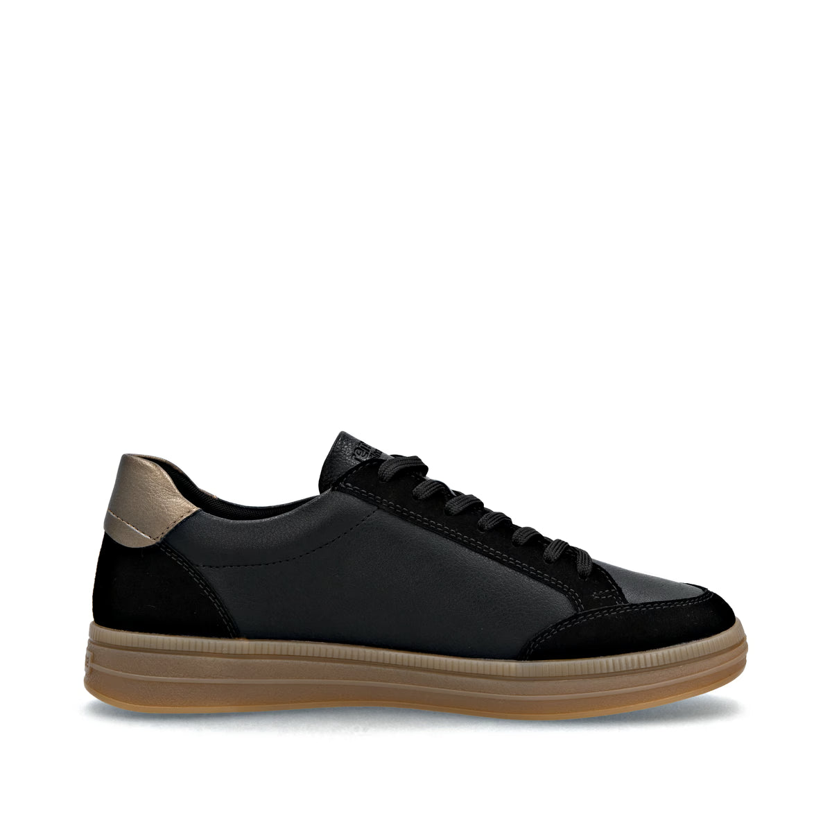 D2C04-03 Black/Brown Multi Lace/Side Zip RTex