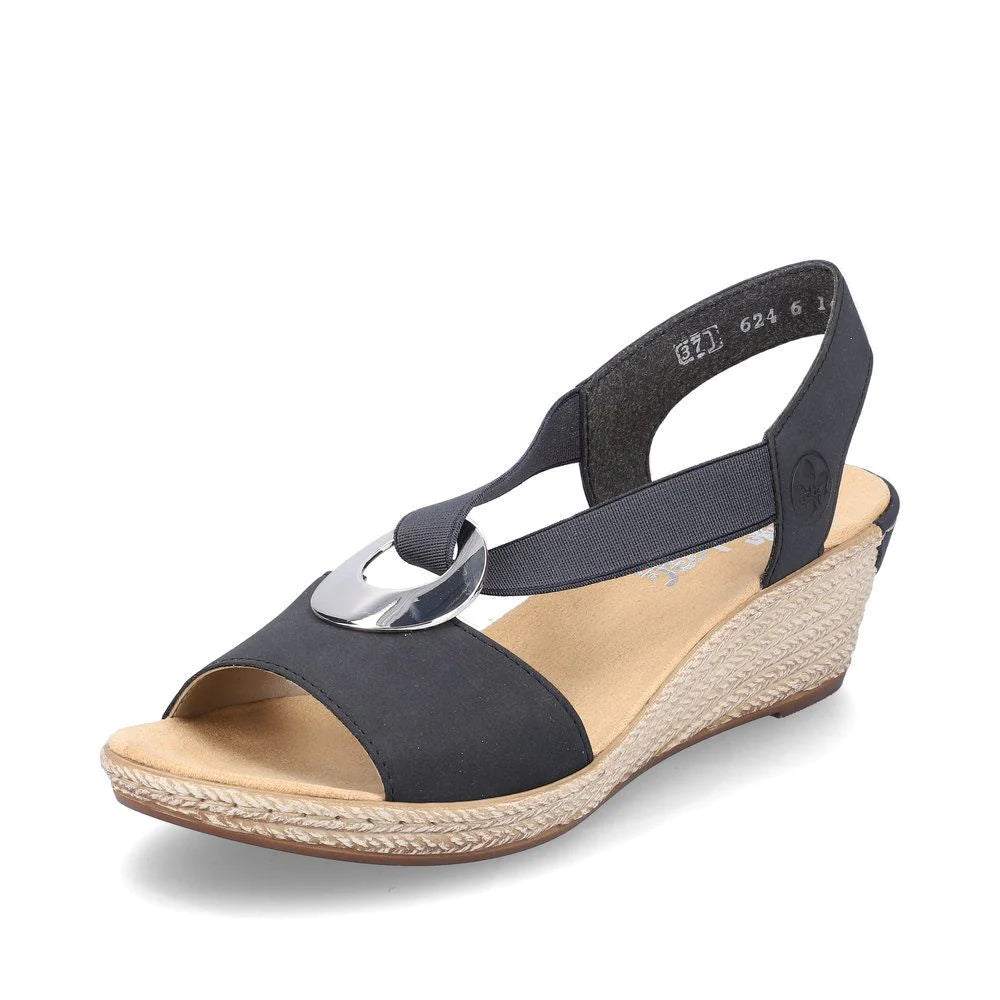 rieker ladies wedge sandals