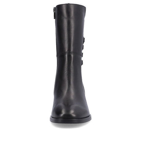 D0V71-01 Mid Calf Heel Black