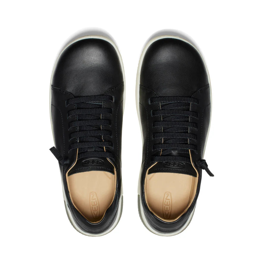 Women's KNX Leather Sneaker Black/Star White