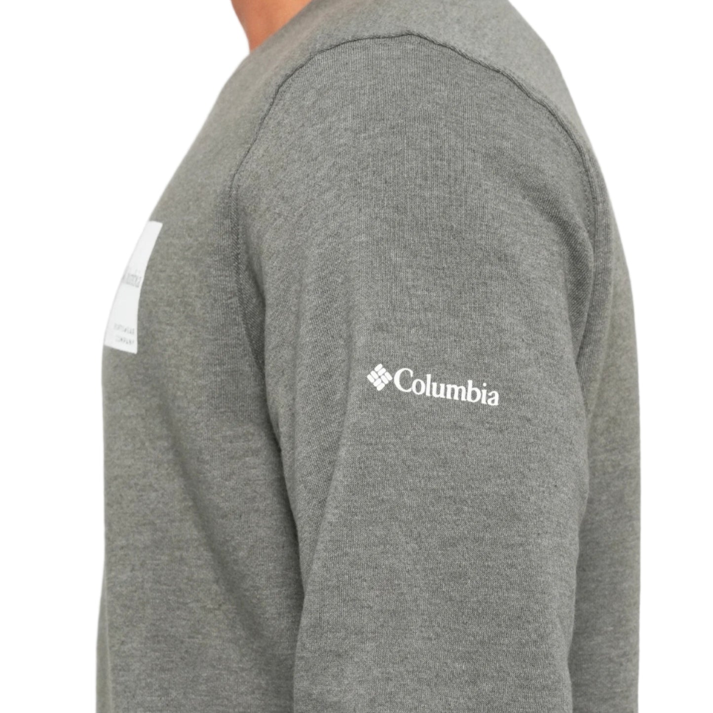 Men's Columbia Trek Crew Neck (Charcoal Heather)