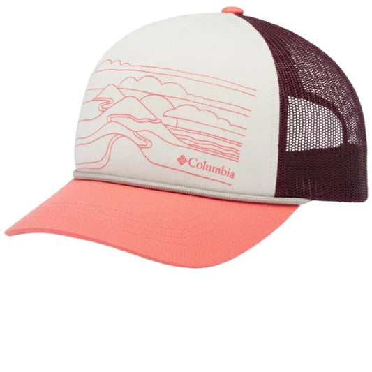 Women's Columbia Trucker Snap Back Chalk/Juicy/Spice